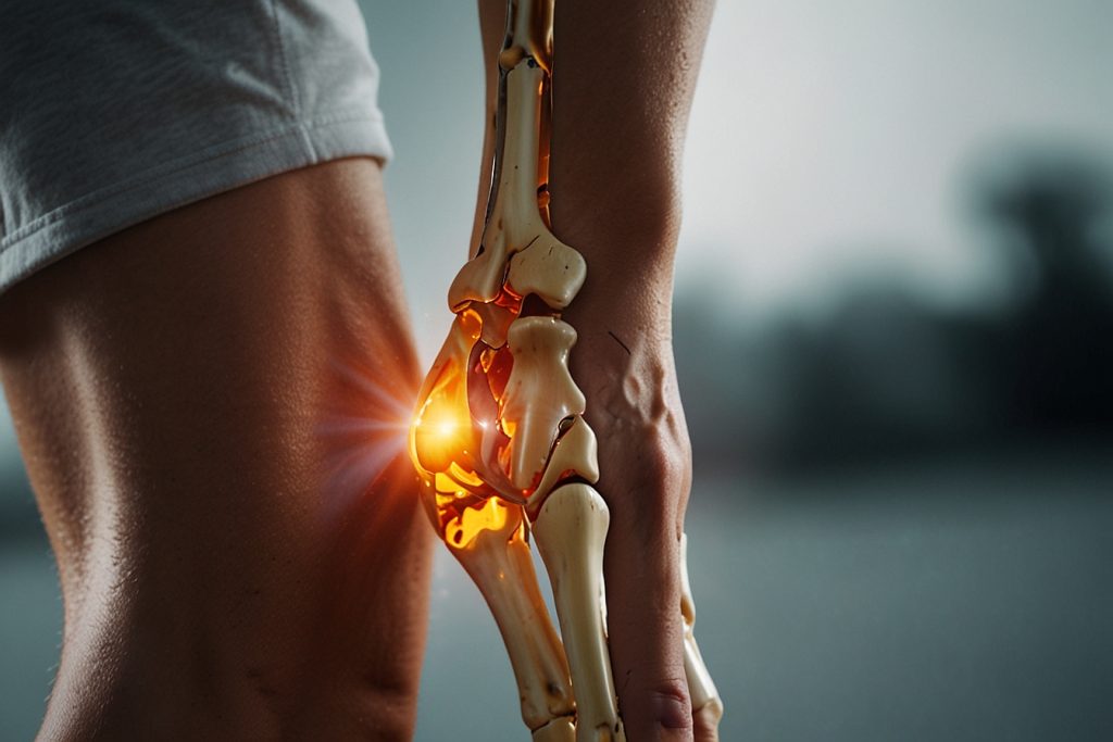 man's arm with exposed elbow joint